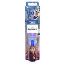 Oral-B 디즈니 겨울왕국 충전식 전동 칫솔 3세 이상 용 부드러운 칫솔모 랜덤 발송, Battery Powered Toothbrush