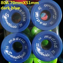 초등학생롱보드 4pcs 70mm 51mm 80 70mm 스케이트 보드 타이어 용 휠 용, 80A model10 Only