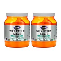 1+1 나우푸드 아이솔레이트 분리 유청 단백질 무맛 544g, 1개, 기본