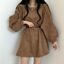 한정특가 가을 쉬폰 원피스 2021 올가을 시크 여성 스타일 순욕적인 프렌치 디자인