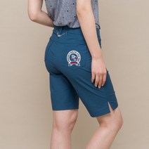 제이투제이 여성골프웨어 슬림핏 5부 여자 골프 면반바지 국내생산