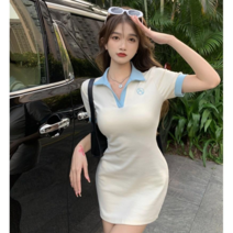 로미홀리 청순 여성 골프웨어 라운딩 테니스 캐주얼 스포츠 슬림 원피스 S109