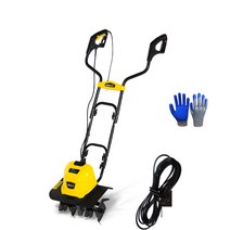 모위 텃밭 관리기 농기구 가래 소형 미니 밭가는기계 1500W, 1500W 10m전원선포함
