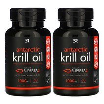 스포츠리서치 아이허브 Sports Research 오메가3 남극 크릴오일 1000mg 60소프트젤, 60캡슐, 2개