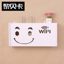 모니터스탠드 wifi무선 라우터 수납케이스 펀칭불필요 벽결이형 캐비닛 TV셋톱박스 정리대, 초대형 나비 꽃개, 초대형 나비 꽃