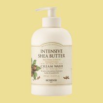 스킨푸드 인텐시브 시어버터 크림 로션 450ml, 1개