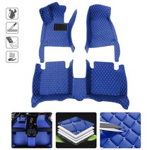 포드 에지 익스플로러 플렉스 에코 스포츠 이스케이프 원정대 자동차 발 패드 인테리어 맞춤형 바닥 매트, 04 blue