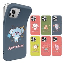 1+1/갤럭시S21울트라 G998 방탄소년단 정품 BT21 캐릭터 슬림 젤리 핸드폰 케이스 YJ_PT7003