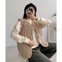 누빔 퀼팅 깔깔이조끼 패딩 이너조끼