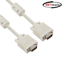 [강원전자] NETmate RGB(VGA) 모니터 케이블 [베이지/15M] [NMC-R150G]