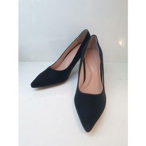 이랜드 [첼로(CELLO)]첼로제화 여성슬링백 스웨드 부드러운 원단 금색 힐 블랙 깔끔한 이미지_울산성남점