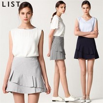 리스트 팅커벨 페플럼 티어드 스커트