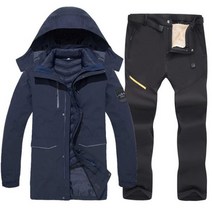 스키복 보드복 남자 여자 공용 이월 중간 길이 따뜻한 남성 여성 겨울 스노우 재킷 및 바지 야외 방수 통기성 스노우보드웨어 스키 복장