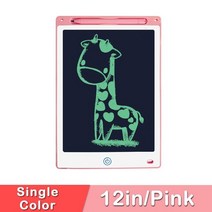 6.5/8.5/10/12 quot어린이 그리기 그림 태블릿 매직 칠판 디지털 노트북 LCD 쓰기 보드 어린이 장난감, [07] 12in Single