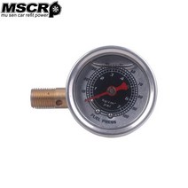 연료 압력 게이지 액체 0-100PSI 오일 18 