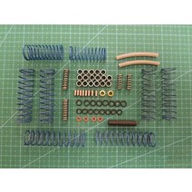 CAPO JKMAX 공압 충격 흡수기 특수 개조 키트 1/8 시뮬레이션 등반 자동차 OP 업그레이드 부품, 01 파란