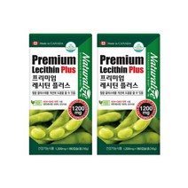 식물성 대두레시틴 100% 대두유 인지질 60% 함유, 2개, 180캡슐