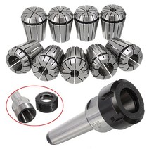 미니밀링선반기계 9Pcs ER32 스프링 콜릿 세트 2/4/6/8/10/12/16/18/20mm + MT3 M12 콜렛 척 모스 테이퍼, 한개옵션0