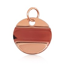 SARA 쥬얼리김 14K 웨이브 코인 펜던트