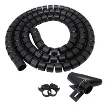 (강원전자 NETmate 매직케이블 정리기 5M NMWB-A155BK (소/15mm (블랙 매직케이블/강원전자/블랙/정리기, 1