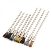 드러멜 드레멜 다용도조각기 ZtDpLsd-3.0mm 생크 75mm/100mm 스틸 와이어 브러시 Dremel 로타리 공구 연마 금속 전기 그라인더 도구 1 개, 검은 색, 75mm