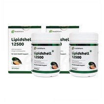 헬스팜 리피드쉘 12500 초록입홍합 뉴질랜드 초록홍합 180캡슐 2개 HealthFarm LipidShell, 1개, 기본