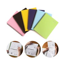 A4 뉴플러스 악보 화일 NEW plus 스프링 메모 필기, 50P, 노랑