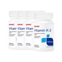 지앤씨 비타민K2 100mcg 60소프트젤 x4, 4개