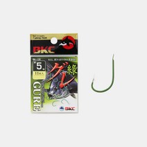 백경 벵에돔 녹바늘 BK-135 바다낚시바늘 구레, 1개