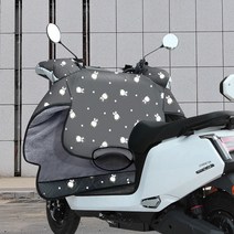 오토바이무릎담요 스쿠터워머 플러스 벨벳 내한성 소형, 샴 스타일, 1-더블 포켓이 있는 매우 따뜻하고 두꺼운 목 턱받이