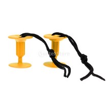 바디 보드 서핑 보드 가죽 끈 플러그 코드 스트링 수상 스포츠 서핑 액세서리 2 피스, 01 Yellow