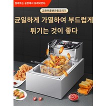 가정용 메뚜기튀김 가마솥 튀김기 핫도그 미니 감자튀김 멜라트 프라이드 팬 -전기 프라이드 퍼니스 상업 부스 가스 단일 -실린더 듀얼 -실린더 가스 가정 튀김 직렬 튀김 프리터, EF-131V 단일 실린더