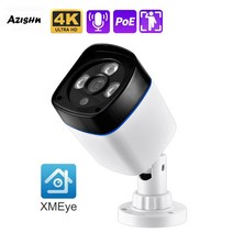 CCTV 4K POE IP 카메라 8MP 5MP 4MP 3MP 야외 방수 H.265 보안 감시 총알 CCTV 인체 탐지 XMEYE, 05 3MP DC12V NO POE_01 3.6mm
