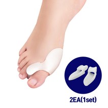 1+1 삼진풋케어 실리콘 엄지 발가락 교정기 자세교정 발가락링 1SET, 1+1 삼진 풋케어 2set(4개입)