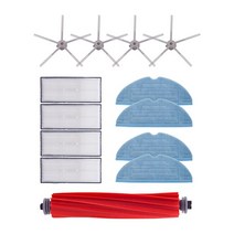 진공청소기 부품 Hepa 필터 걸레 샤오미 호환 Roborock S7 S70 S75 S7Max S7MaxV T7s 진공 청소기 액세서리, [01] 14pcs