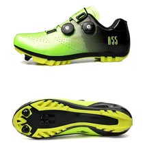 사이클링 신발 Mtb 로드 바이크 부츠 미끄럼 방지 남성 산악 자전거 플랫 스니커즈 SPD mtb, 13 13, 05 Pro Green(MTB)