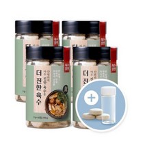 더 진한 육수 1세트 2통 1통65정+3정+휴대용기 한알 만능 멸치 꽃게 버섯 야채 육수가루 간편 요리 국산재료 고체육수 캠핑 낚시 야외활동