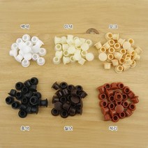 피스캡 나사캡 피스구멍 나사구멍, 10mm 미색 (10개)