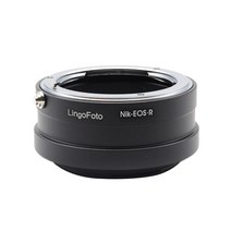 렌즈어댑터 링 호환 lingofoto nik-eos r 니콘 f-마운트 를 캐논 eos r rf-마운트 카메라로 연결하는