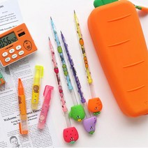 연필깎이 필요없는 초등학생 교체형 연필 24ea 귀여운