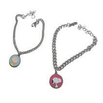 리틀트윙클 컬러 스누피 미아방지 이니셜 목걸이, 컬러찰리목걸이(40cm이상)체인2