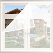 손잡이 문창문 부품 옛날 장식 강화 유리문 폴딩도어 샤시 샷시 맞춤 완료 모기 방지 창 스크린 흰색 자체 접착 창문 모기장 여름 곤충 문, 50CM+width 150CM