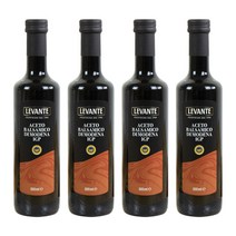르반테 모데나 발사믹 식초 500ml 4병 이탈리아 직수입, 4개