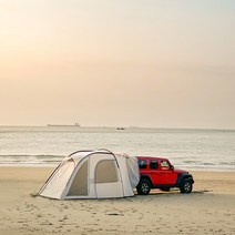 캠빌 카라반 캠핑 도킹 쉘터 차박 텐트 467743, 블랙