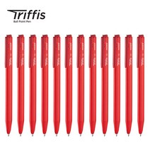 모나미 트리피스 삼각볼펜 0.5/0.7/1.0mm 1다스(12자루), 1.0mm-레드(12자루)