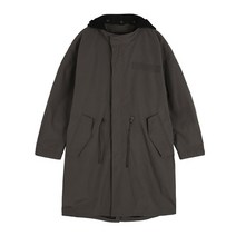 BUCKAROO 버커루 봄 가을 30% 남성 후드 레이어드 롱기장 야상 점퍼