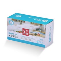 오웰 soft 니트릴장갑 화이트 200매 요리/라텍스장갑/위생, 사이즈:오웰 soft 니트릴장갑(S) 화이트 200매, 단품, 소(S)