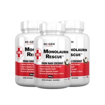2+1 C&S NUTRITION 모노라우린 레스큐 리우르산 글리세롤 다이제스티브 포뮬러 코코넛 추출 현미 가루 함유 100 캡슐