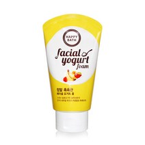 해피바스 정말 촉촉한 페이셜 요거트 폼 120g