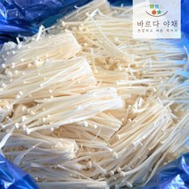 바르다야채 국내산 팽이버섯 벌크포장 업소용 가정용, 2kg, 1개